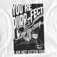 thumbnail image 2 of Batman Valentine's Day Catwoman You're Purrfect Men's Adult T Shirt, 2 of 7