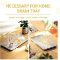 thumbnail image 4 of Tableware Drying Tray, Plastic Drying Dish, Draining Plate, Drying Dish, Dish Drying Tray. Drain Tray for Tableware, Cups, Fruits, Vegetables and Condiments, 4 of 5
