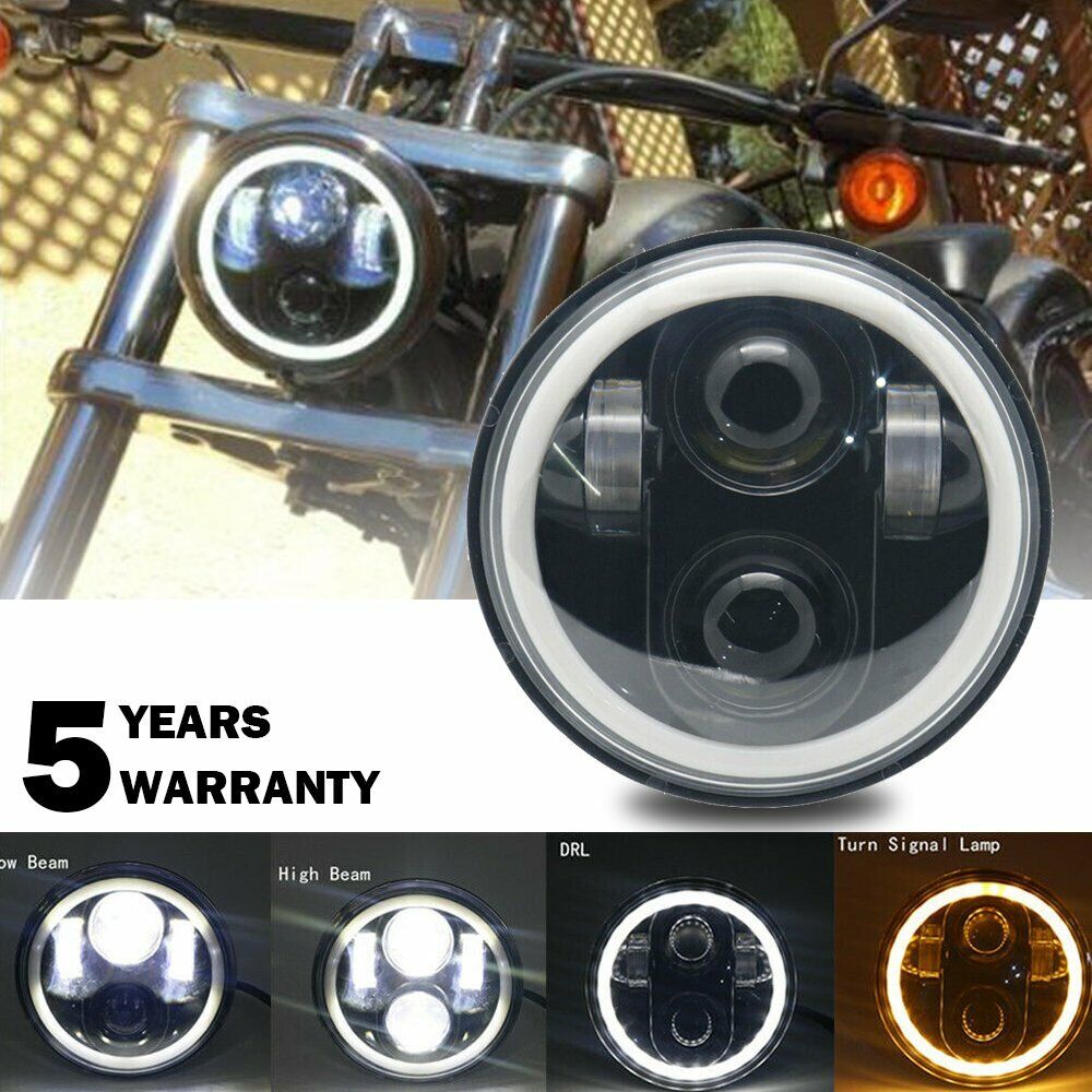 5 3/4 5.75 LED Headlight For Suzuki Intruder Volusia VS 700 1400 1500