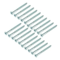 Uxcell Furniture Screw 7x85mm Hex Socket Cap Carbon Steel 20pcs