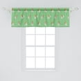 thumbnail image 2 of Ambesonne Bird Print Window Valance, Apple Blossoming Avian, 54" X 18", Sea Green and Multicolor, 2 of 3