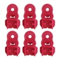 thumbnail image 1 of 6 piezas de abrelatas fácil, funda completa, abrelatas fácil, protector de latas de bebidas reutilizable Rojo, 1 of 9
