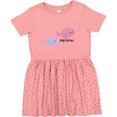 thumbnail image 3 of Inktastic Big Sister with Lil' Brother Girls Toddler Dress, 3 of 5