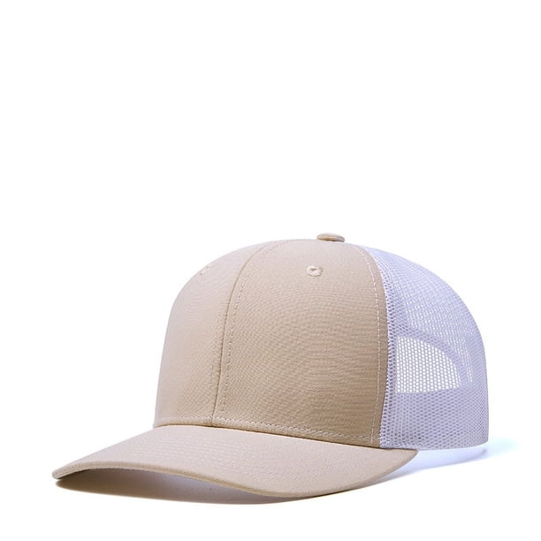 Gorro de primavera con microcurva, transpirable, con red para el sol, Richardson 112, gorro de conductor de camión, combinable, moderno para hombres y mujeres