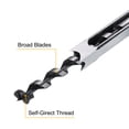 thumbnail image 4 of Uxcell 6pcs Square Hole Drill Bit for Wood 1/2", 1/4", 3/8", 5/8", 5/16", 9/16" Chisel Mortiser Tool HSS, 4 of 6