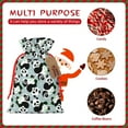 thumbnail image 7 of Fuzoiu Panda And Eucalyptus Print Christmas Gift Bag,Burlap Gift Bag with Drawstring Closure & Hang Tag,Perfect for Holidays, Birthdays, and Special Occasions-Small, 7 of 7