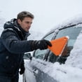 thumbnail image 6 of Car Ice Removal Tool with Highly Visibility Design Triangle Ice Scraper to Prevent Loss in Snow Environments, 6 of 9