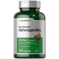 thumbnail image 1 of Suplemento Horbäach Ashwagandha Max Strength 120 cápsulas, 1 of 8