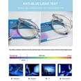 thumbnail image 2 of Gafas de lectura rectangulares con filtro de luz azul para hombre y mujer., 2 of 3