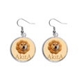 thumbnail image 1 of EsES cuello de almohada de Akita Pendientes pendientes de plata colgantes joyas señora Unbranded M, 1 of 3