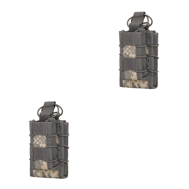 Yuarrent bolsa doble bolsa de almacenamiento accesorios de ciclismo al aire libre impermeable tiro portador ligero ACU digital 2piezas Yuarrent CBP318187