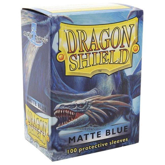 Arcane Tinman Dragon Shield Sleeves 100 protective Cards Petrol matt 