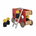 thumbnail image 2 of Janod - Wood Fire Engine - Big Ladder Included - Silent Wheels - Imagination and Fine Motor Skills - Water-Based Paints - 2 Years + - Red, 2 of 6