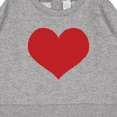 thumbnail image 3 of Inktastic Red Heart Valentine Baby Sweatshirt, 3 of 4