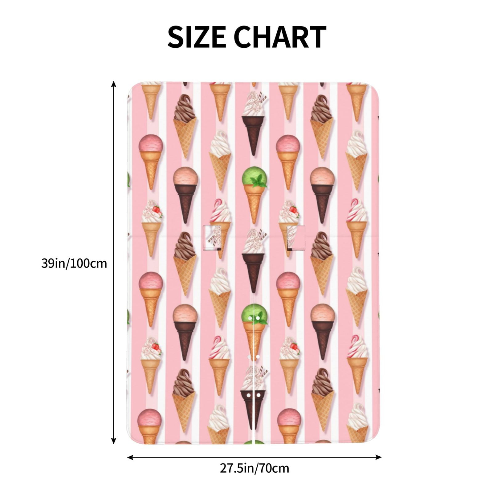 Car Seat Cover Baby - Summer Ice Cream Pink Breathable Infant Car Seat Cover for Baby Carseat, Lightweight Comfort Baby Essentials Must Haves Newborn Stuff for Girl Boy