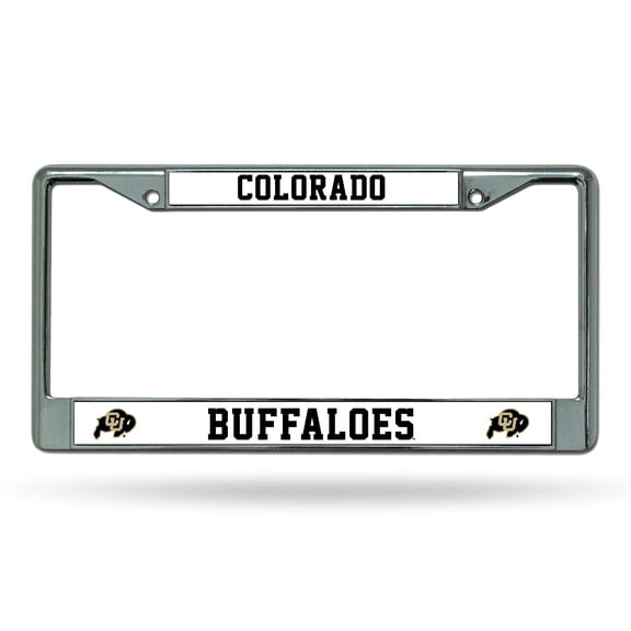 Colorado Buffaloes NCAA Chrome Metal License Plate Frame