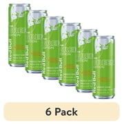 (6 pack) Red Bull Green Edition Energy Drink, Curuba Elderflower, 12 fl. oz. Can, 114mg Caffeine