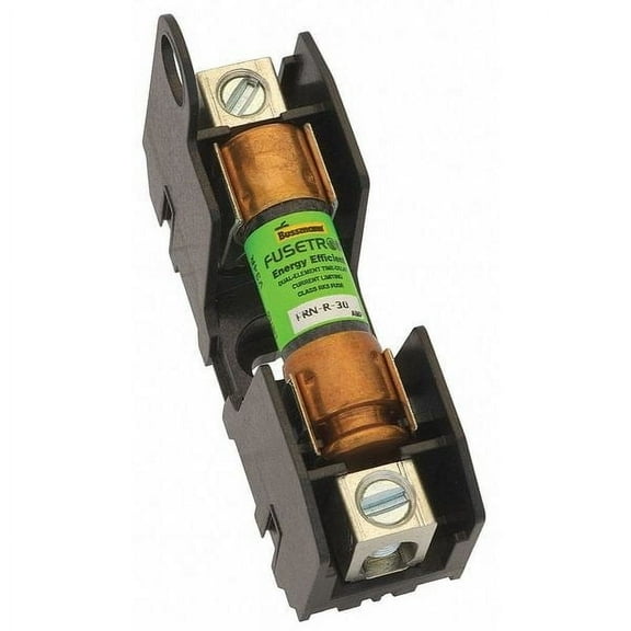 Eaton Bussmann Fuse Block,0 to 30A,K5/H,2 Pole HM25030-2PR