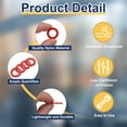 thumbnail image 3 of 30 Pcs Nylon Flat Washers 10mm ID 20mm OD 2mm Thick Plain Washer Grommets Plastic Sheet Gasket Fastener Sealing Spacer Gasket Ring, Red, 3 of 7