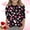 Black, variant on ATOGUTA Valentine's Day T Shirts for Girls Kids Heart Printed Valentine's Festival Outfit 3/4 Sleeve VDAY Tops Size 3T-12, Black
