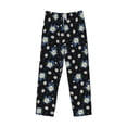 thumbnail image 4 of Xecao Daisies Flowers Men's Straight Lounge Pajama Pants: The Ultimate in Comfortable Sleepwear, 4 of 9