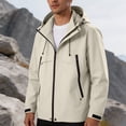 thumbnail image 2 of ShomPort Mens Lightweight Waterproof Jackets Unisex Hooded Windproof Jackets for Running Hiking Cycling Travel, 2 of 7