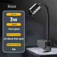 thumbnail image 4 of 3W Warm Light Aquarium Clip Lamp with 360° Rotation & Zoom, USB-Powered (1m Cable, No Adapter), Waterproof Design for 15-40cm 5mm Thick Tanks, Full Spectrum LED for Freshwater/Saltwater, DIY, 4 of 7