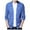 Sky Blue, variant on Mens Jackets Autumn Fashion Leisure Solid Thin Pocket Cardigan Sweater Baseball Jacket Mens Coat Yellow M