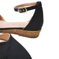 thumbnail image 4 of Montroig Canvas Espadrille Flats - Black / 5, 4 of 6