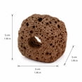 thumbnail image 2 of Brown Lava Rock Porous Volcanic Rock Pot for Aquatic and Plant Use, Aquarium Plant Holder Decorative Piece Gift for Plant Lover, Porous Stone Planter for Indoor Greenery, 2 of 7