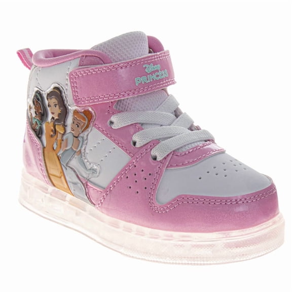 Disney Princess Elsa And Anna Design Slip On Canvas Girls, Frozen Casual Easy Wear (Toddler Little Kid), Purple White, Size: 9