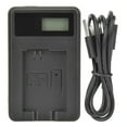 thumbnail image 1 of Battery Charger, Exquisite Stable Black Plastic Camera Battery Charger Shortage Protection  For A6000 A6300 A6500 A7r A7, 1 of 8