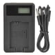 thumbnail image 2 of Batería de la cámara ANGGREK Cargador de batería Pantalla LCD Plástico Negro para A6000 A6300 A6500 A7r A7, 2 of 8