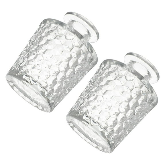 OUNONA 2 Pcs Fragrance Diffuser Bottle Small Aromatherapy Transparent