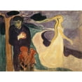 thumbnail image 2 of Munch, Edvard 24x19 Gold Ornate Wood Framed with Double Matting Museum Art Print Titled - Separation, 1896, 2 of 4