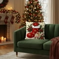 thumbnail image 4 of Christmas Printed Pillow Cover - 45x45cm Festive Sofa Bed Decor (Set of 1), 4 of 6