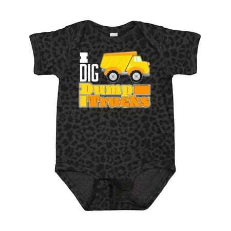 

Inktastic I Dig Dump Trucks Gift Baby Boy or Baby Girl Bodysuit