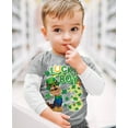 thumbnail image 5 of Tstars Paw Patrol St Patrick 3rd Birthday Gift Three Year Lucky Boy Toddler Chase Clover Toddler Kids T-Shirt 5T Gray, 5 of 5