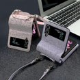 thumbnail image 2 of Leather Folio Flip Wallet Case Compatible With Samsung Galaxy Z Flip 4 With Wrist Strap & Card Slots, 2 of 2