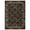 Dark Brown, variant on HOMERRY Floral Border Print Non Slip Area Rug 10' x 13' for Living Room Washable Indoor Carpet, Dark Brown