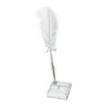 thumbnail image 1 of Rongfmy Feather Pen Guest Book Signing Pen Ballpoint Writing Pen White Feather Ballpoint, 1 of 9
