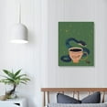 thumbnail image 3 of COMIO Tea Leaves Snake Eye Cup Canvas Poster Painting Wall Art, Retro Tea Cup Picture Artwork Framed Print Ready to Hang for Home Kitchen Wall Decor, 3 of 4