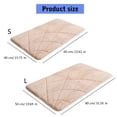 thumbnail image 3 of lanema Bathtub Mat Bath Mat for Bathroom Tub, Soft Shower Floor Mat Memory Foam Slow Rebounds Quick Drying, 3 of 19