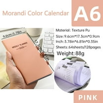 kkbbma under $5 Pocket Planner, 2026 A6 Mini NoteNovel Pocket Daily Planner, Portable Weekly Calendar Organizer, Travel Journal Teen Office NoteNovel, Lined Paper Schedule Novel