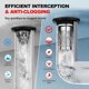 thumbnail image 3 of Bathroom Sink Stopper, Sink Drain Strainer for 1.1-1.45 Inch, Upgraded Pop Up Filter with Basket Hair Catcher 1pc Silver, 3 of 4