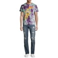 thumbnail image 2 of Dragon Ball Z Purple Tie Dye Men's and Big Men's Graphic T-Shirt, 2 of 6