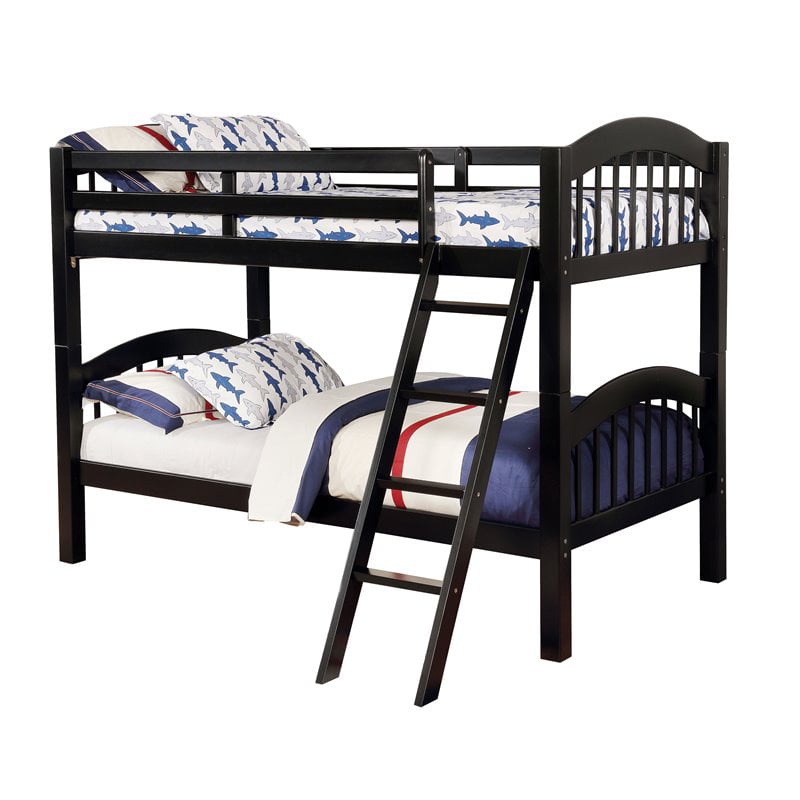 America Abel Transitional Wood Twin, Fremont Twin Over Twin Bunk Bed