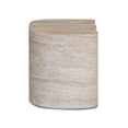 thumbnail image 4 of Pemberly Row Faux Travertine Indoor/Outdoor Concrete Side Table, 4 of 12