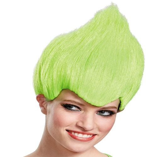 GREEN TROLL WACKY WIG ADULT