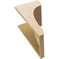thumbnail image 6 of 12"W x 12"D x 24"H Wide Legacy Rough Cedar Woodgrain TimberThane Corbel, Primed Tan, 6 of 6